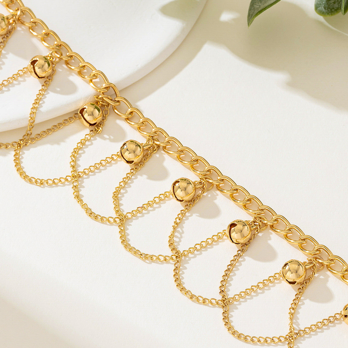 Personalized Retro Gold Arm Chain Bracelet for Women