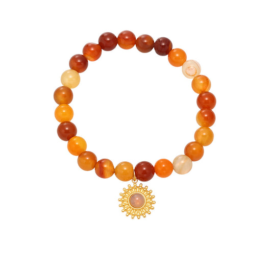 Planderful Natural Agate Bracelet Women Gift Girlfriend