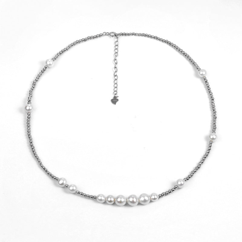 S925 Sterling Silver Freshwater Pearl Necklace