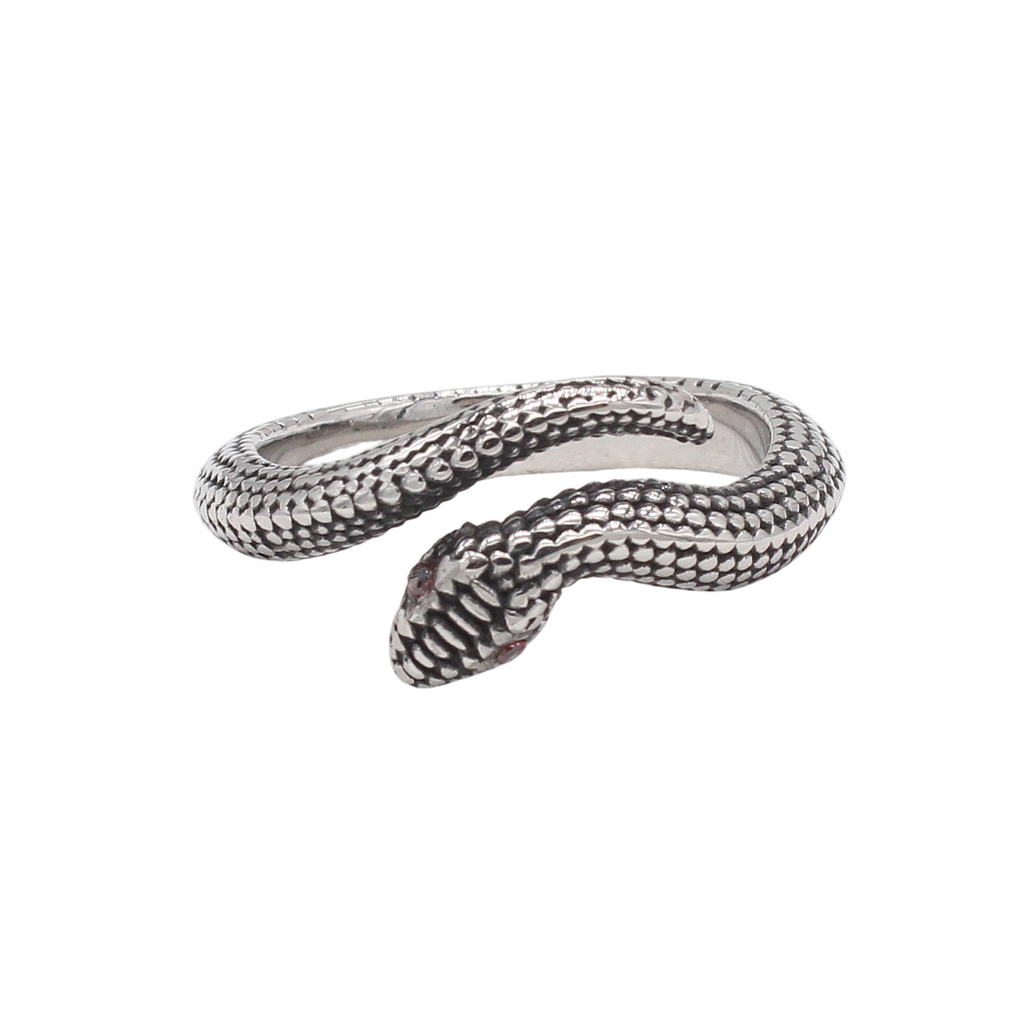 Planderful Jewelry Snake Ring Titanium Steel