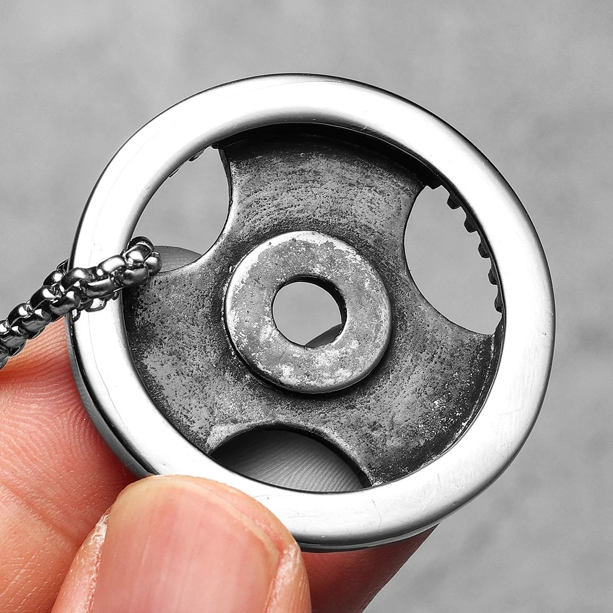 1. Planderful Titanium Steel Necklace Pendant For Men Everyday Genie Giftable Jewelry