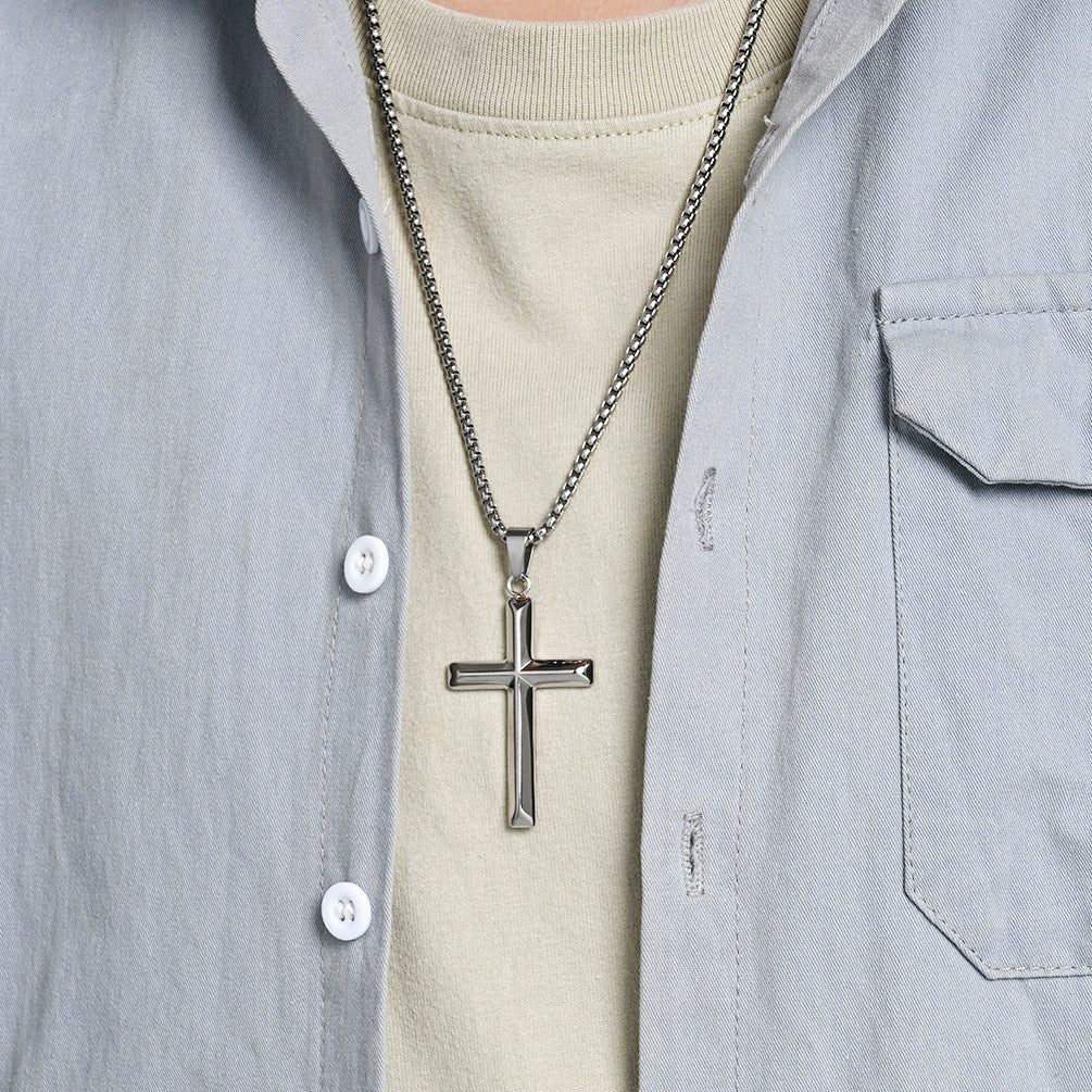 Stainless Steel Cross Necklace