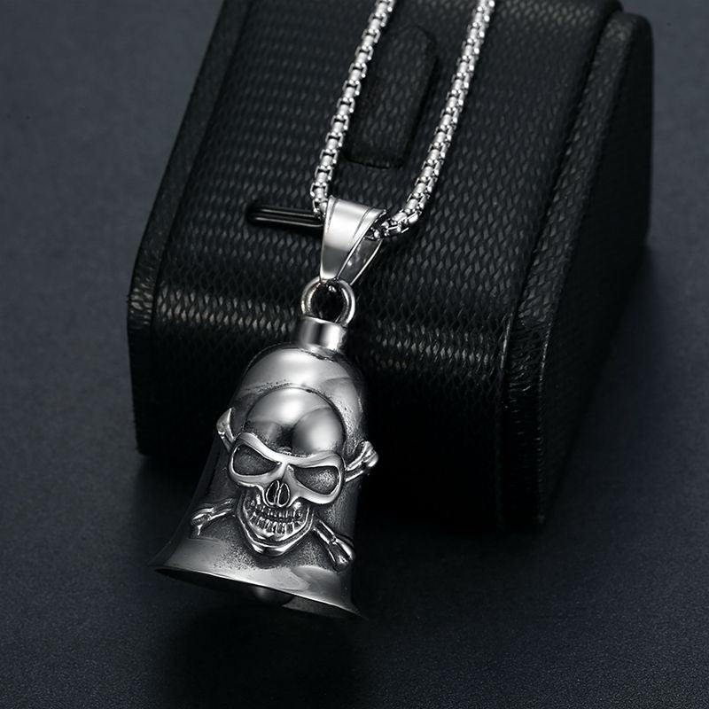Punk Skull Stainless Steel Men's Pendant Necklace