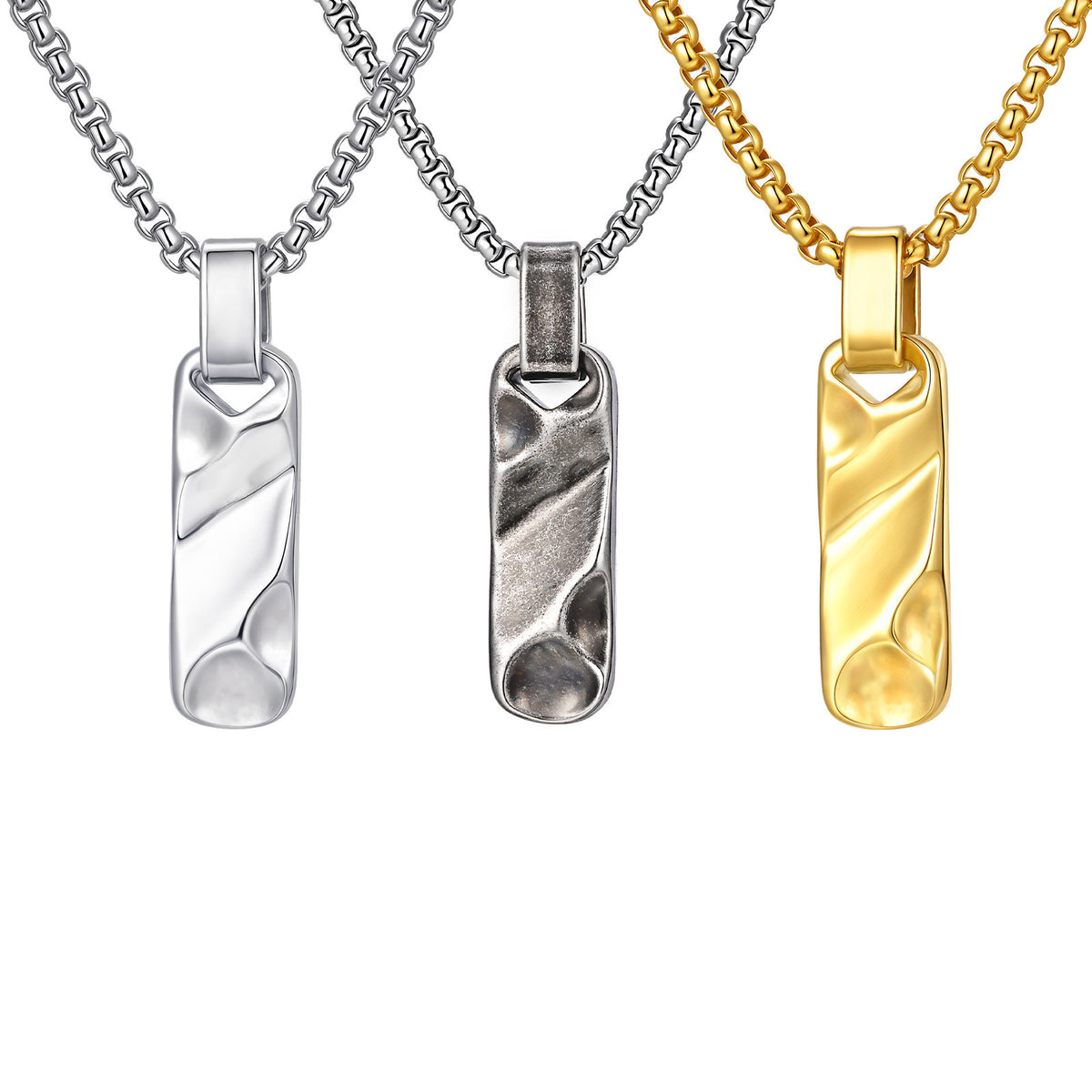Geometric Stainless Steel Pendant Unisex