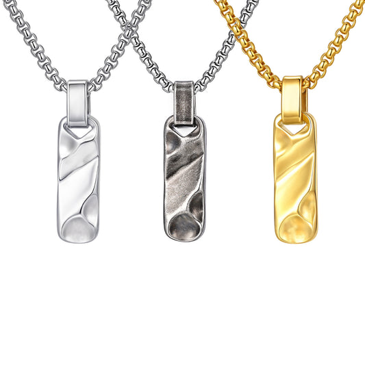 Geometric Stainless Steel Pendant Unisex