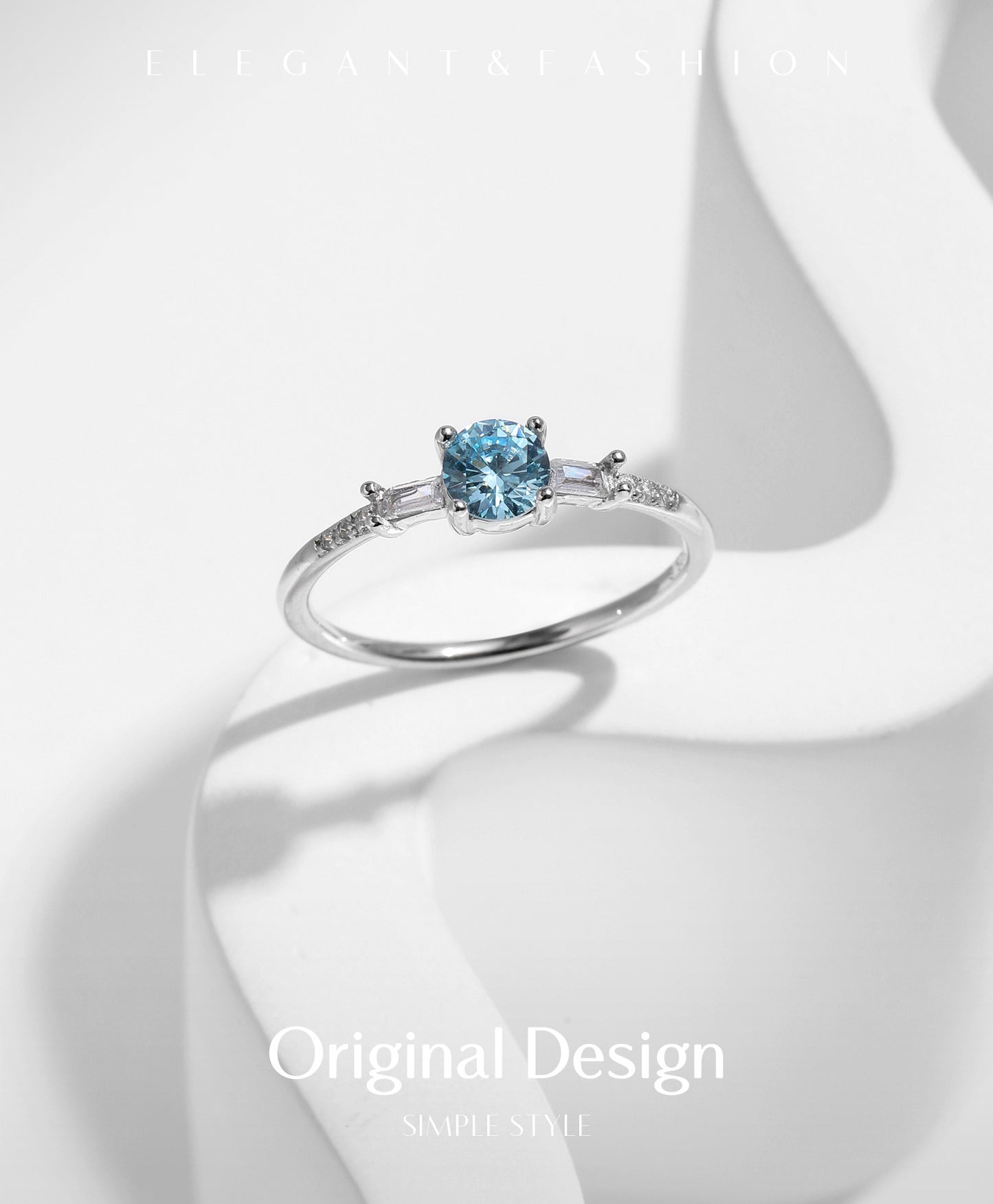 Planderful Everyday Genie Ring – Exquisite Zircon Set with Sparkling Crystals