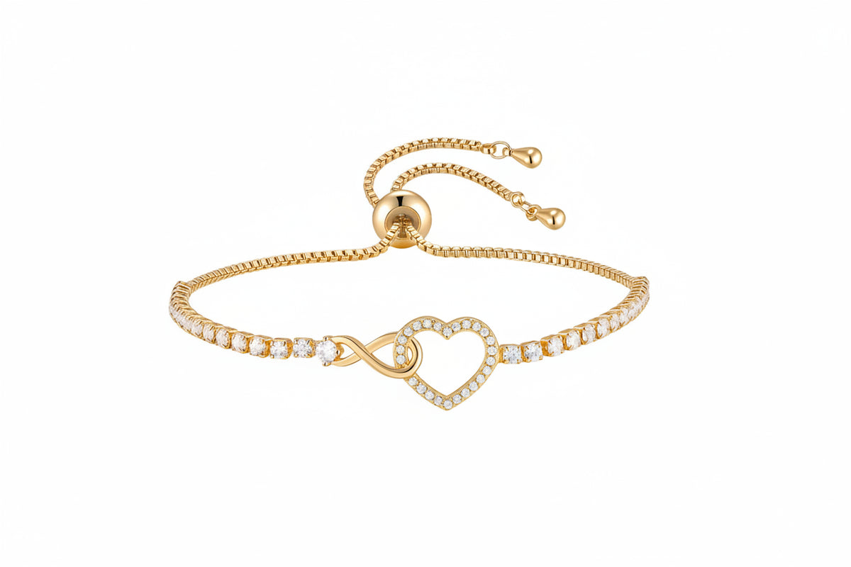 Heart Adjustable Copper Bracelet