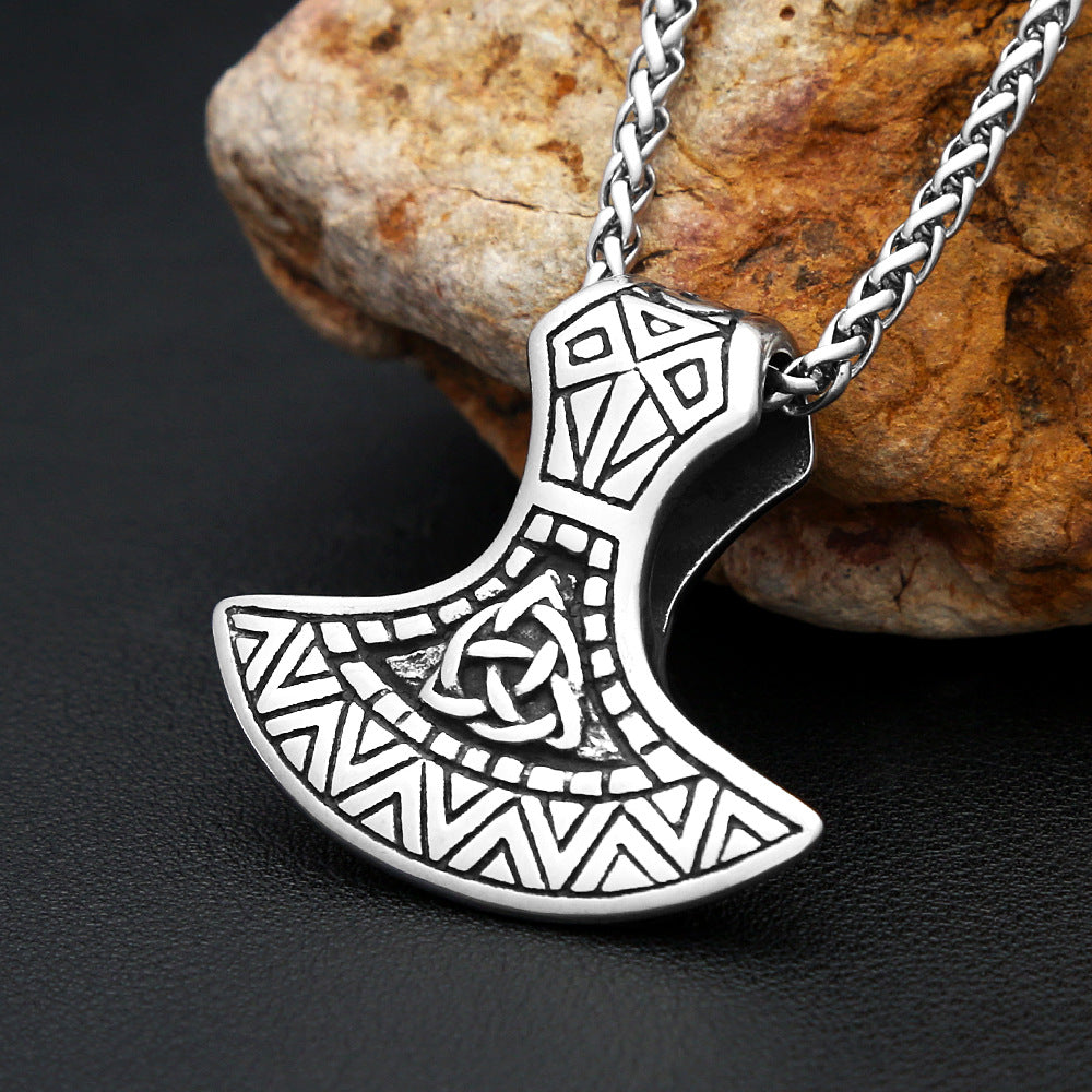 Punk Viking Stainless Steel Men's Pendant Necklace