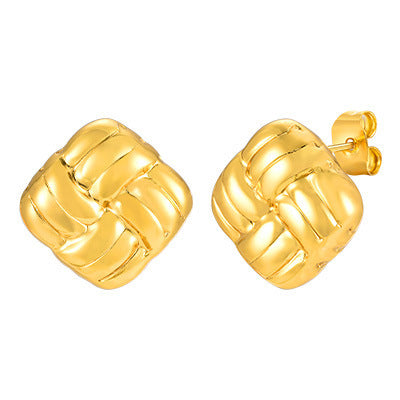 Stainless Steel Geometric Earrings