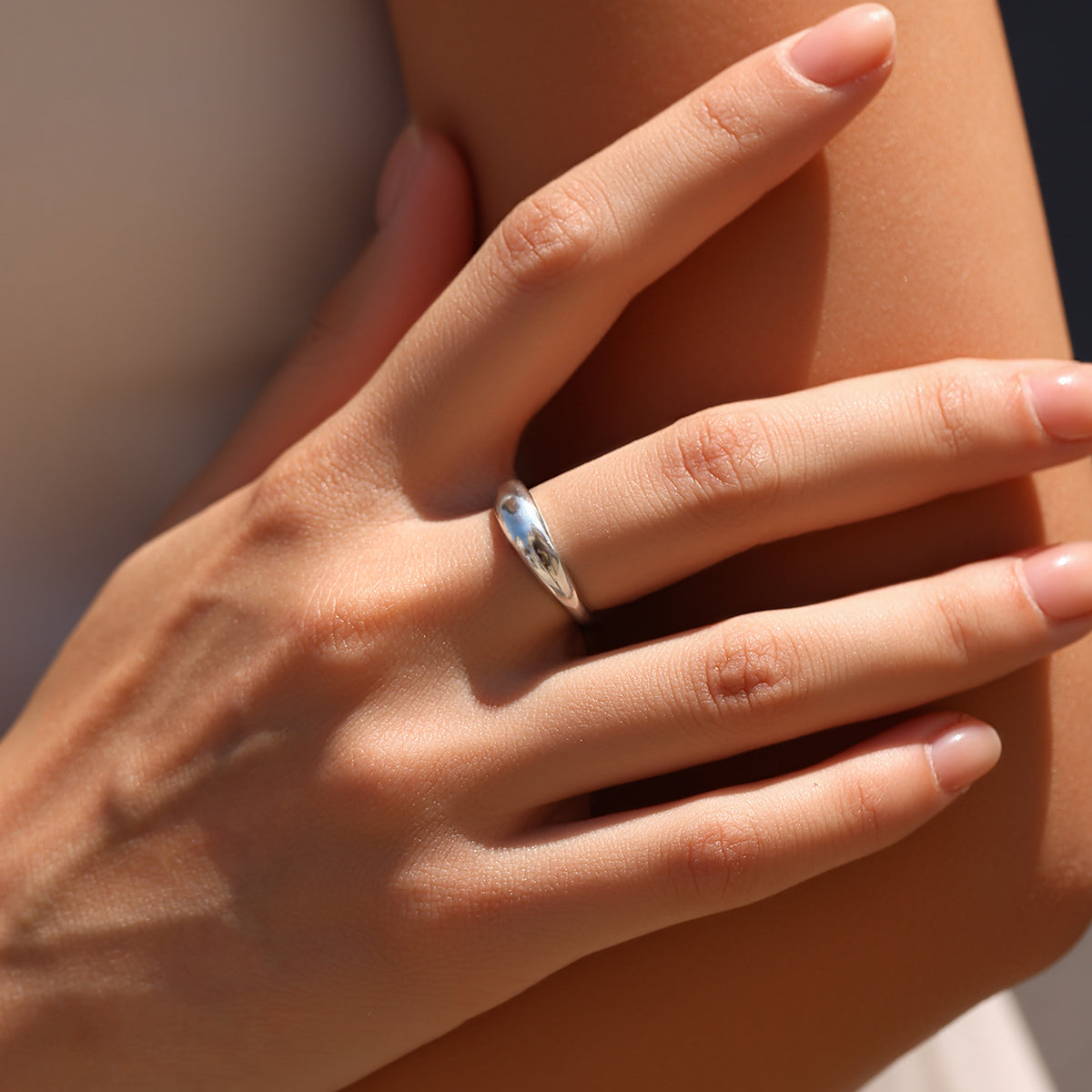 925 Sterling Silver Dolphin Ring