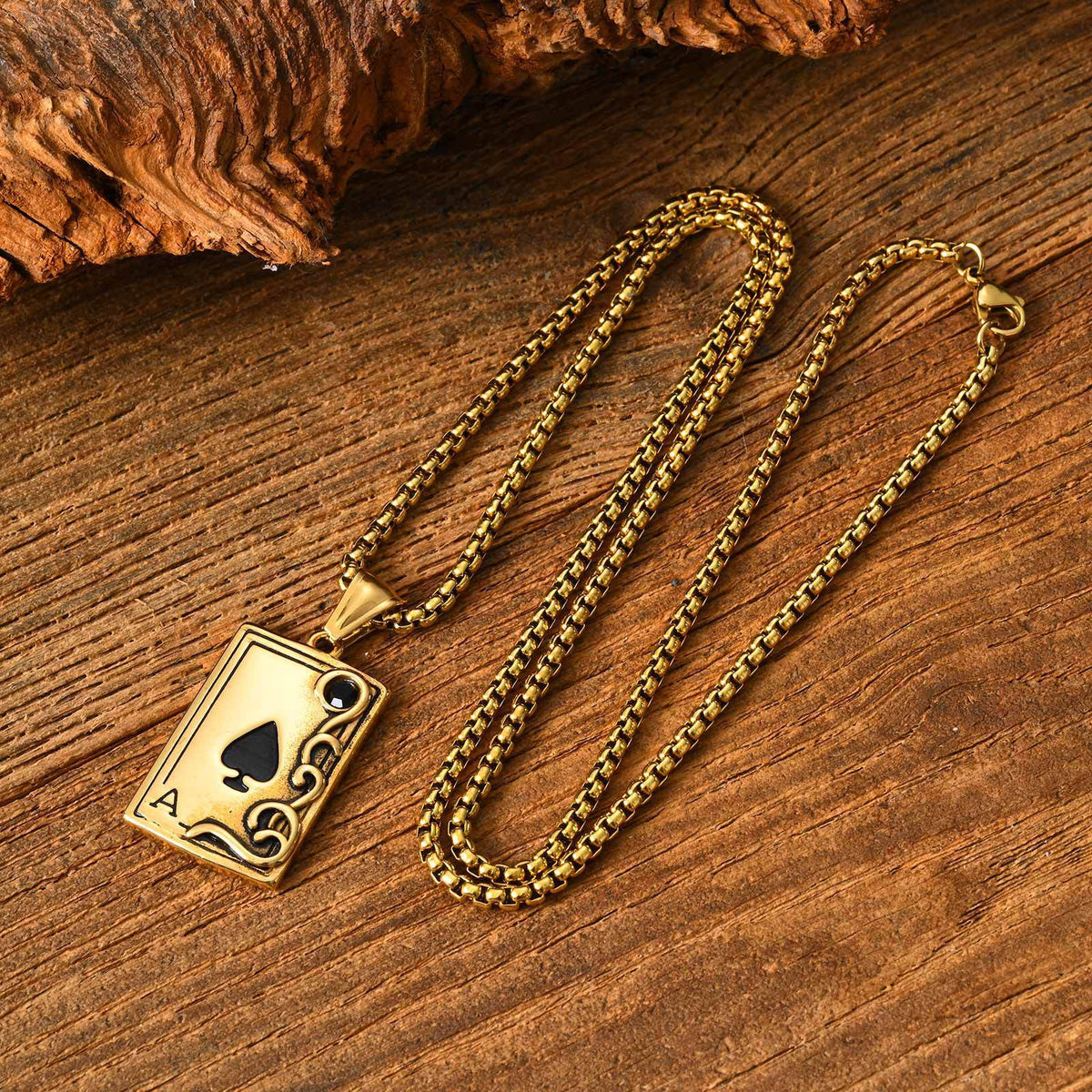 Poker Tide Hip Hop Stainless Steel Pendant