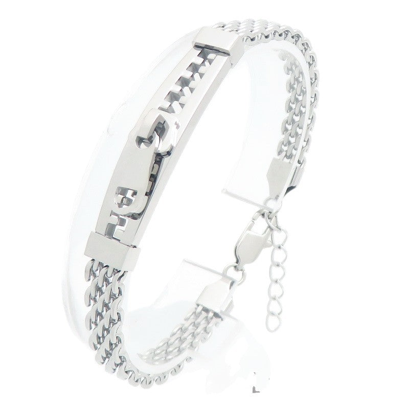 Bent Piece – Design – Zipper Shape Bracelet
