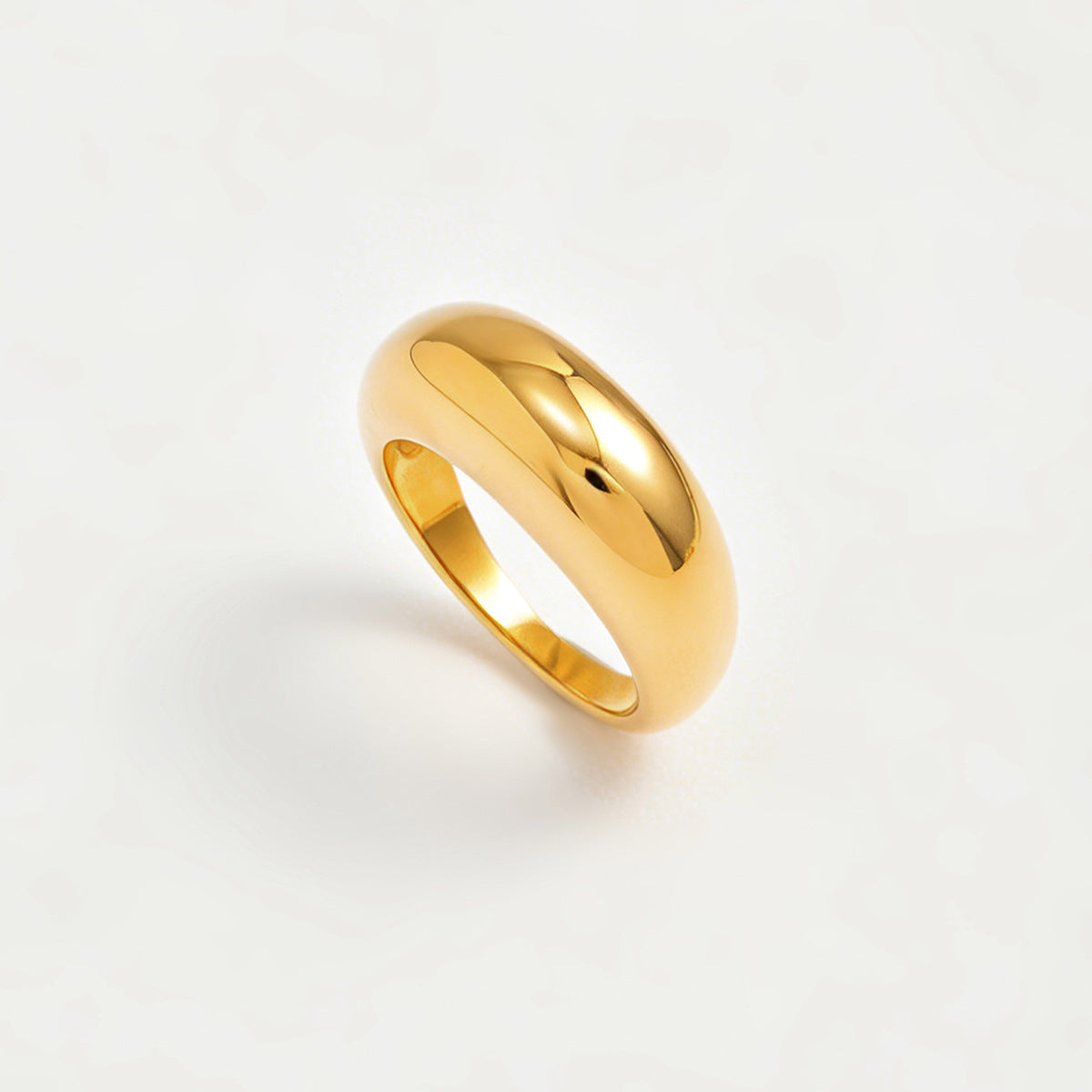 Stainless Steel Zircon Open Ring By Planderful Vienna Verve For Urban Professionals Statement Piece