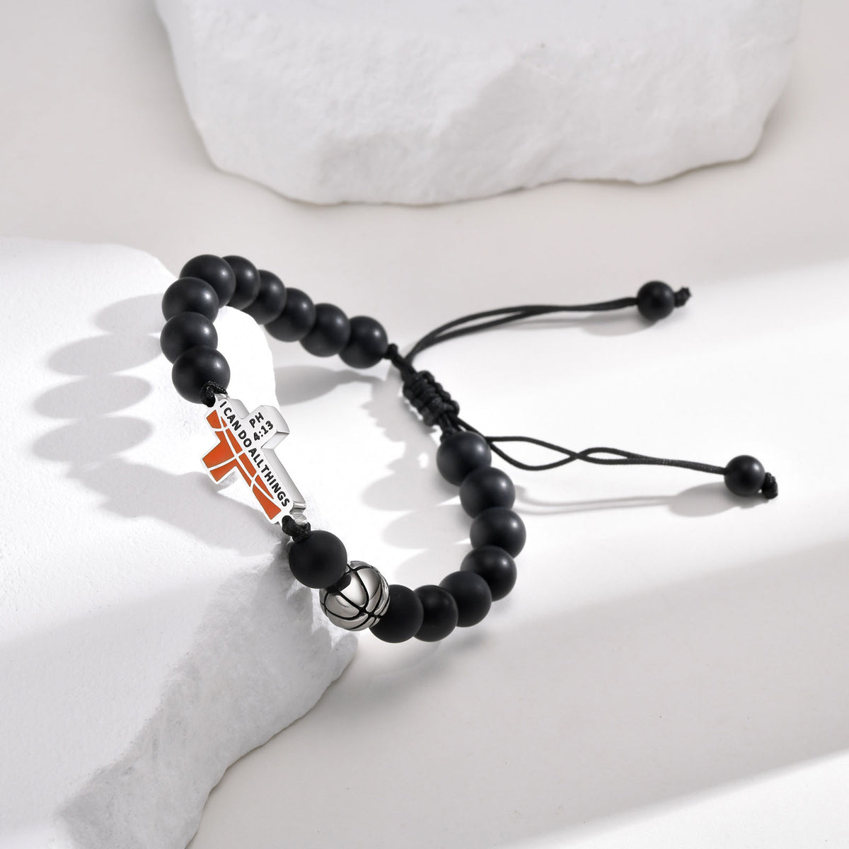 Cross Braided Stainless Steel Bracelet