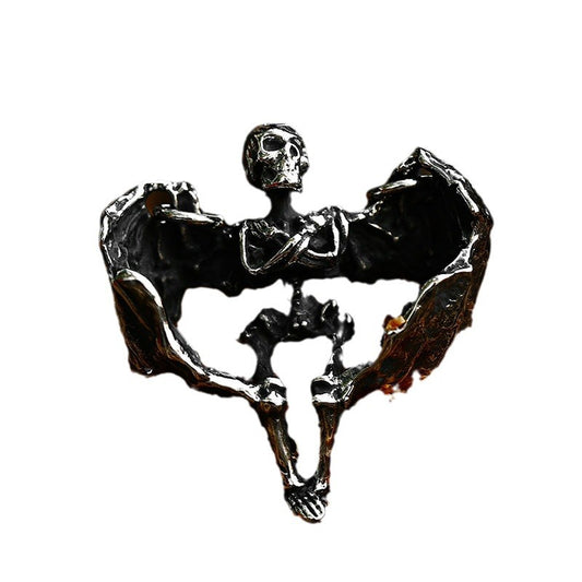 Punk Hip-Hop Skull Pendant for Men - Retro Titanium Steel Wholesale Accessory