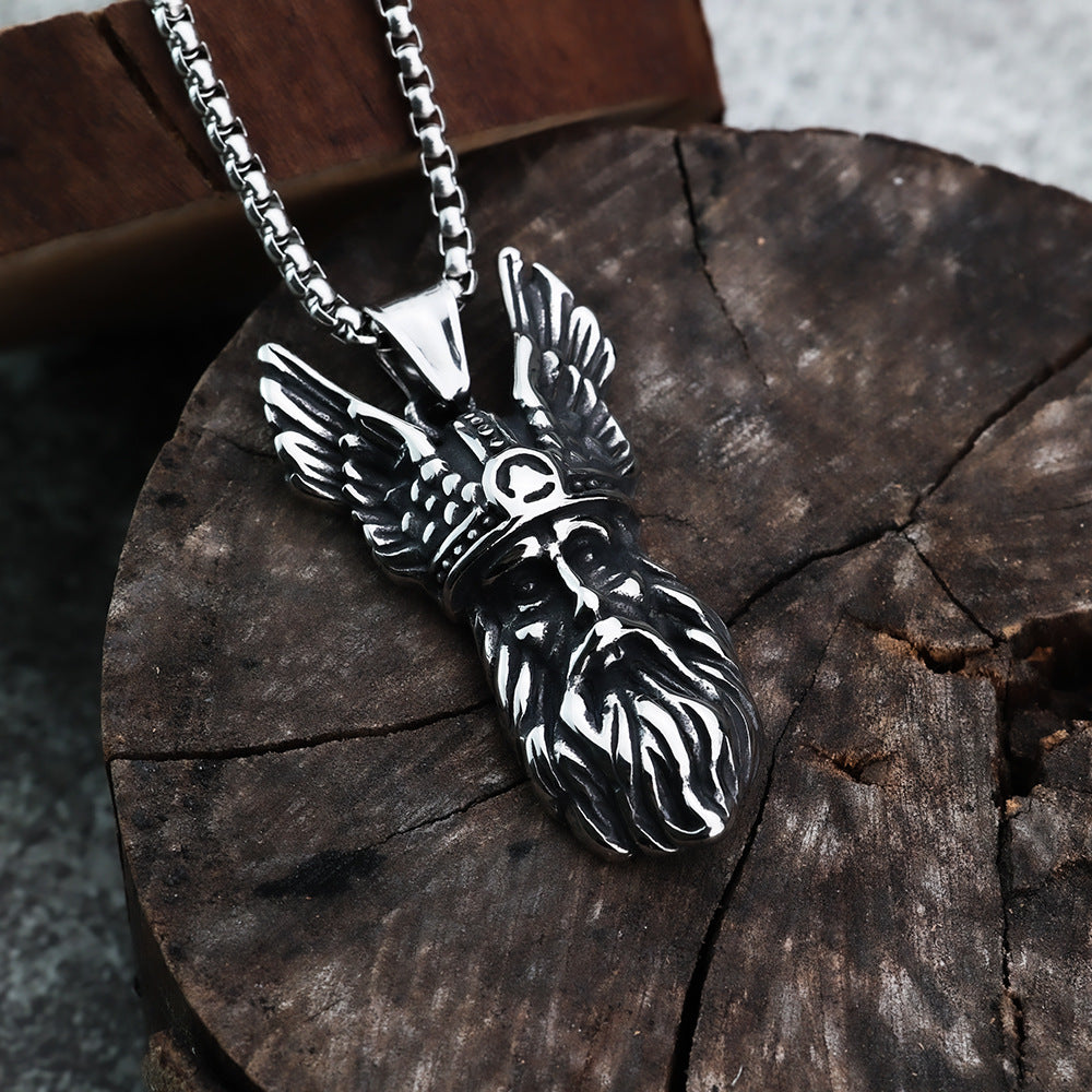 Cross-Border Nordic Viking Culture Odin Pendant Men's Accessories