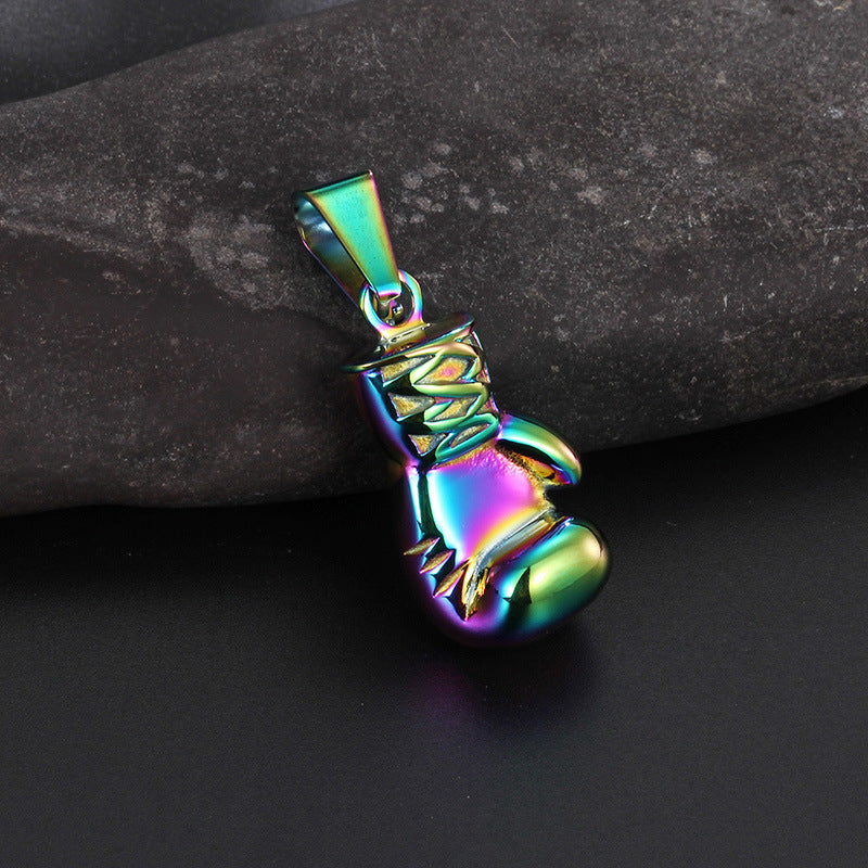 Punk Style Unisex Boxing Gloves Pendant for Fitness Enthusiasts