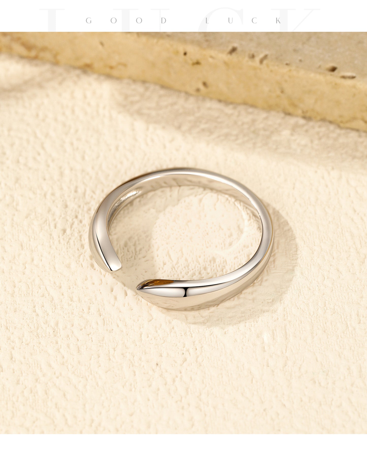 Planderful Everyday Genie Ring – Adjustable Sterling Silver Design