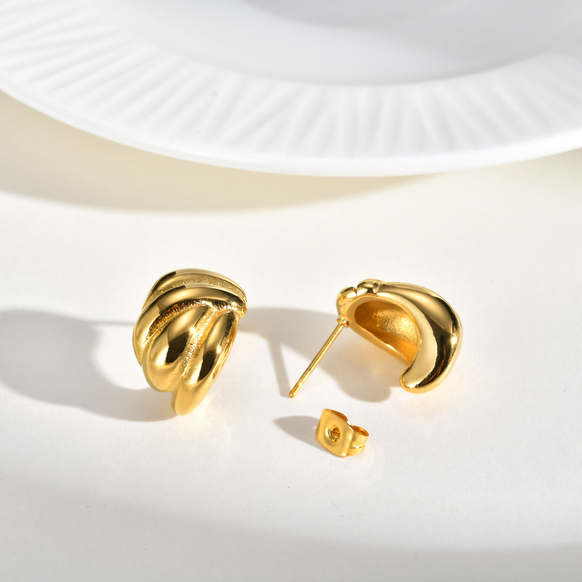 Modern Stainless Steel Earrings