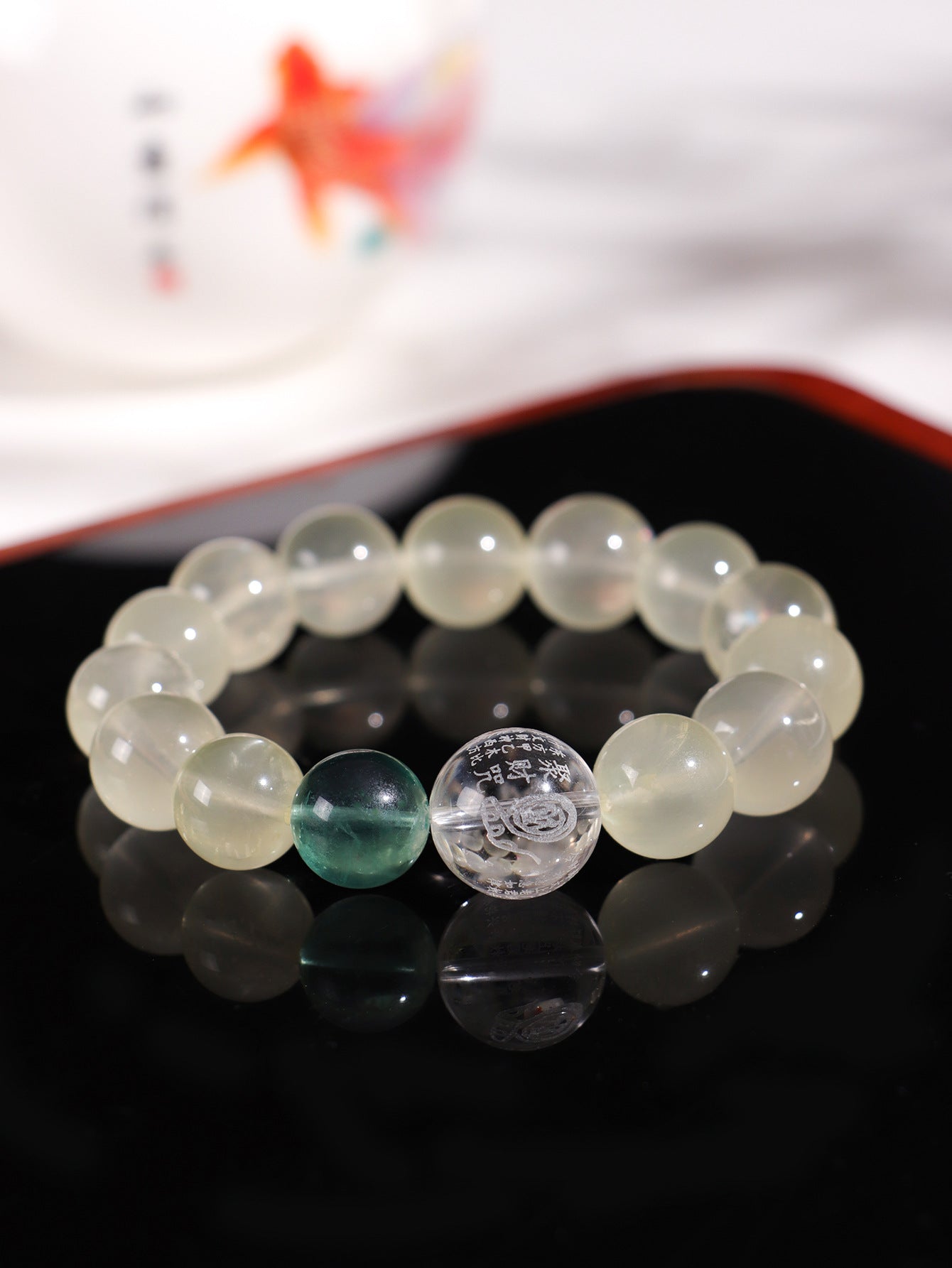 Planderful Fortune's Favor Bracelet – Elegant Black Gold Amethyst Design