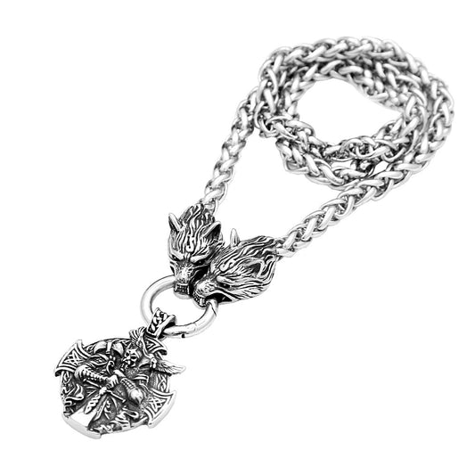 Viking Wolf Stainless Steel Men's Ring