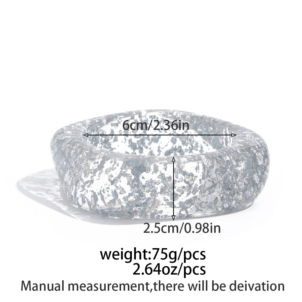 Bracelet For Women Planderful Vienna Verve Translucent Irregular Metal Statement With Spring Opening