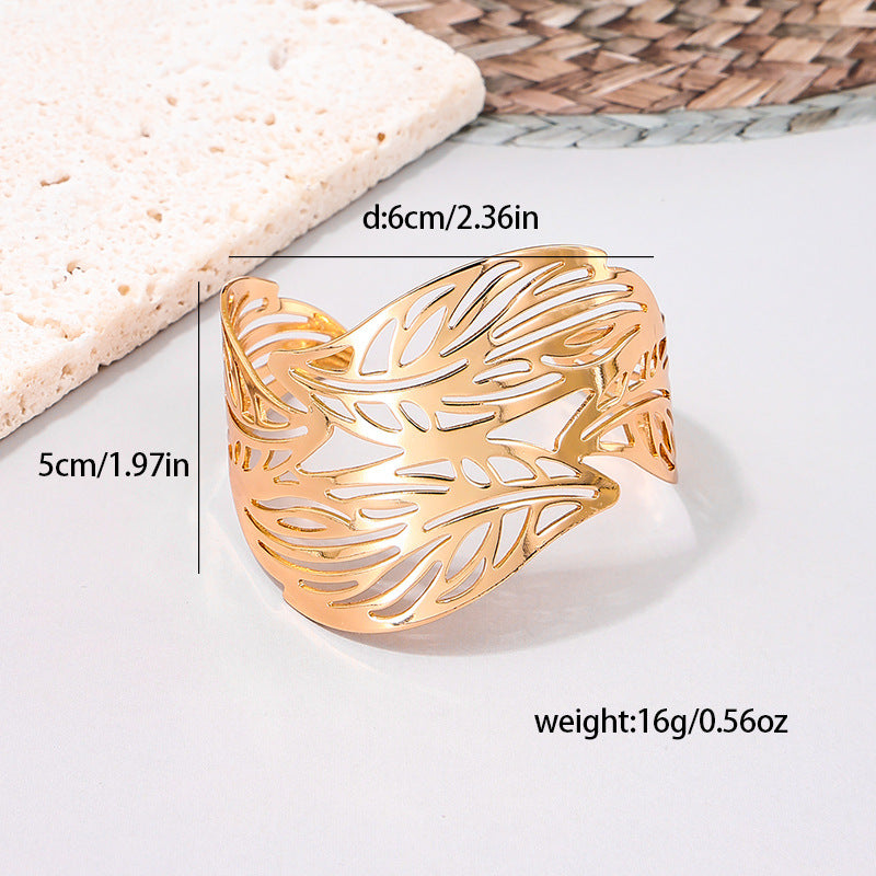 French Vintage Leaf Bracelet - Vienna Verve Collection