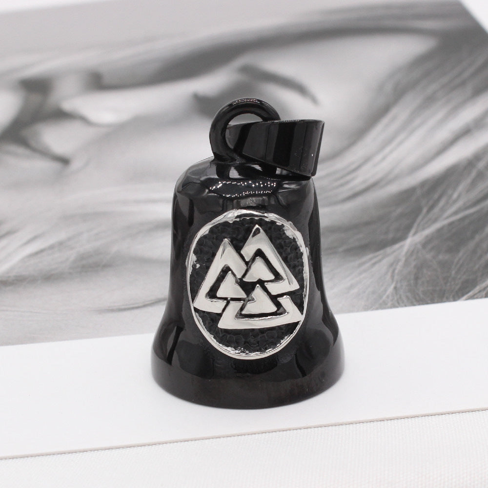 Titanium Steel Pendant For Men And Unisex Protection Statement Premium By Planderful Everyday Genie Viking Bells