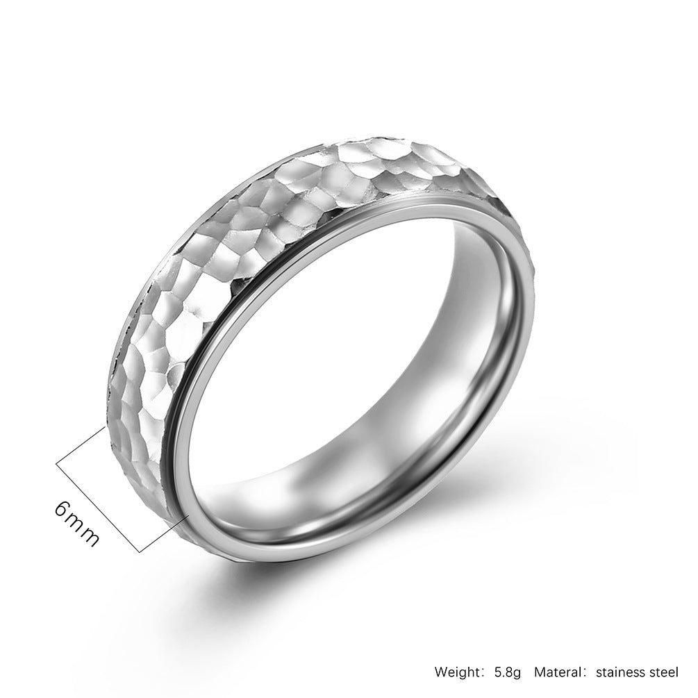 Steel Ring - Minimalist Neutral Cold Style Unisex