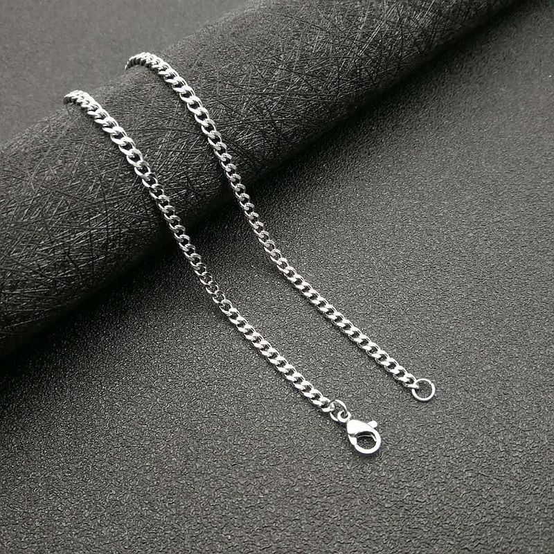 Planderful Titanium Steel Gold Plated Rhinestone Hip Hop Pendant Necklace For Men And Women