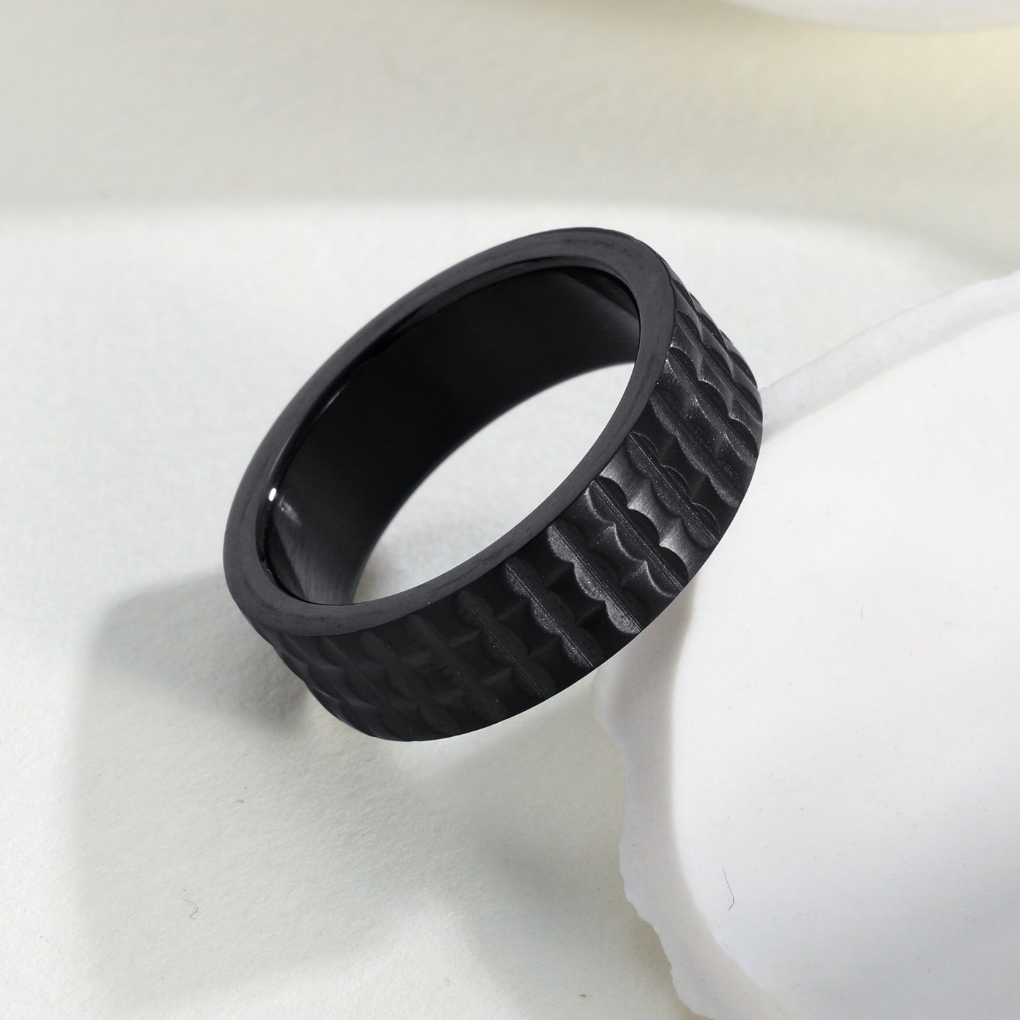 Planderful Everyday Genie 7mm Stainless Steel Ring for Men Unisex Jewelry Minimalist Durable