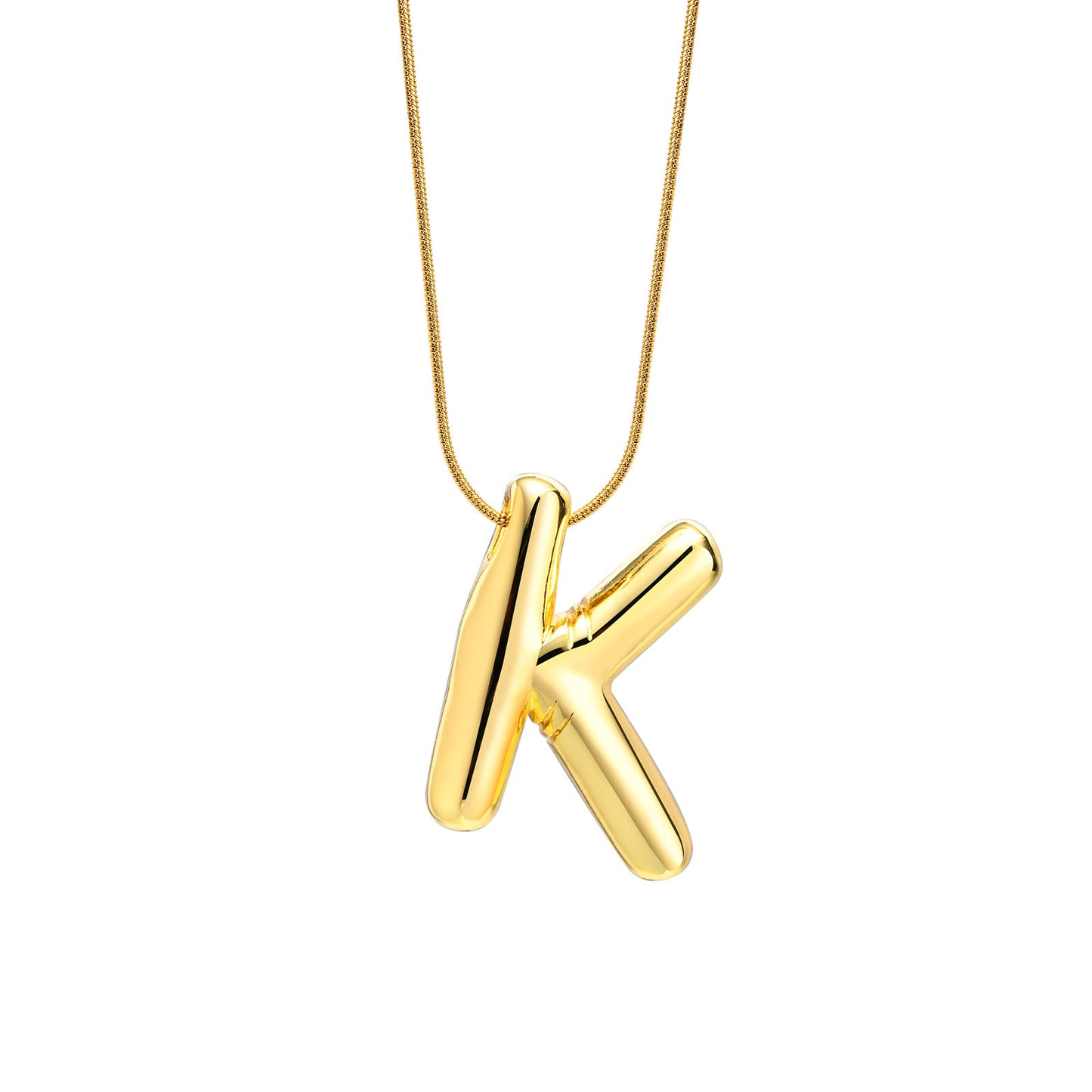 Fashion Round Snake Chain Necklace Women's Gold Jewelry Wholesale