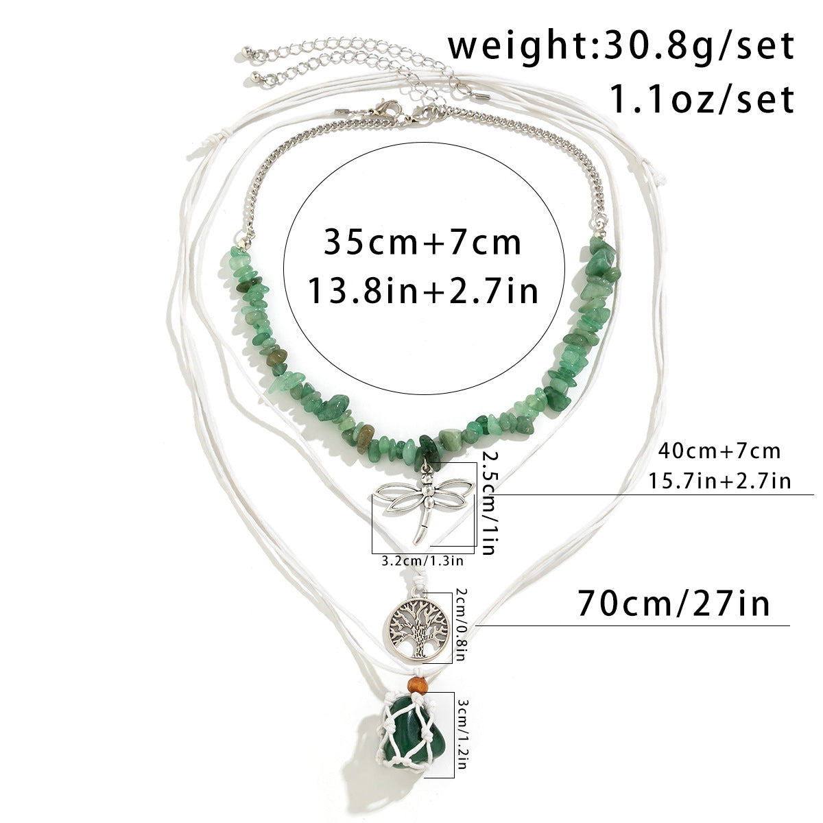 Vintage Devil's Eye and Turquoise Pendant Necklace