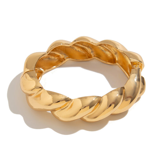 Planderful Vienna Verve Bracelet – Retro Hexagonal Geometric Design