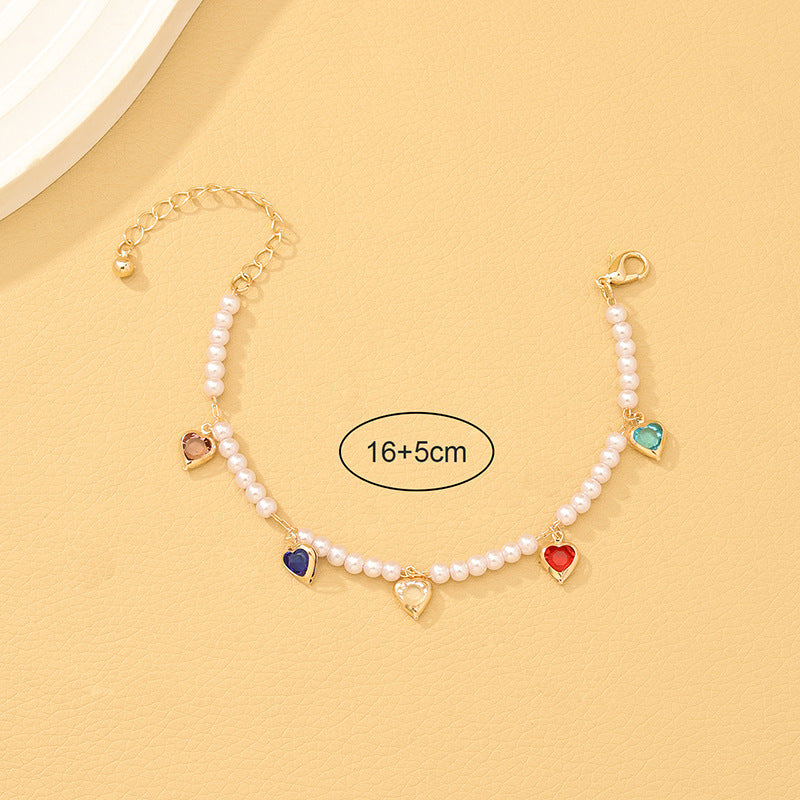 Pearl Love Beaded Bracelet - Vienna Verve Collection