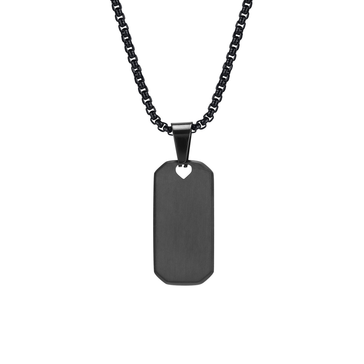Geometric Stainless Steel Necklace for Men