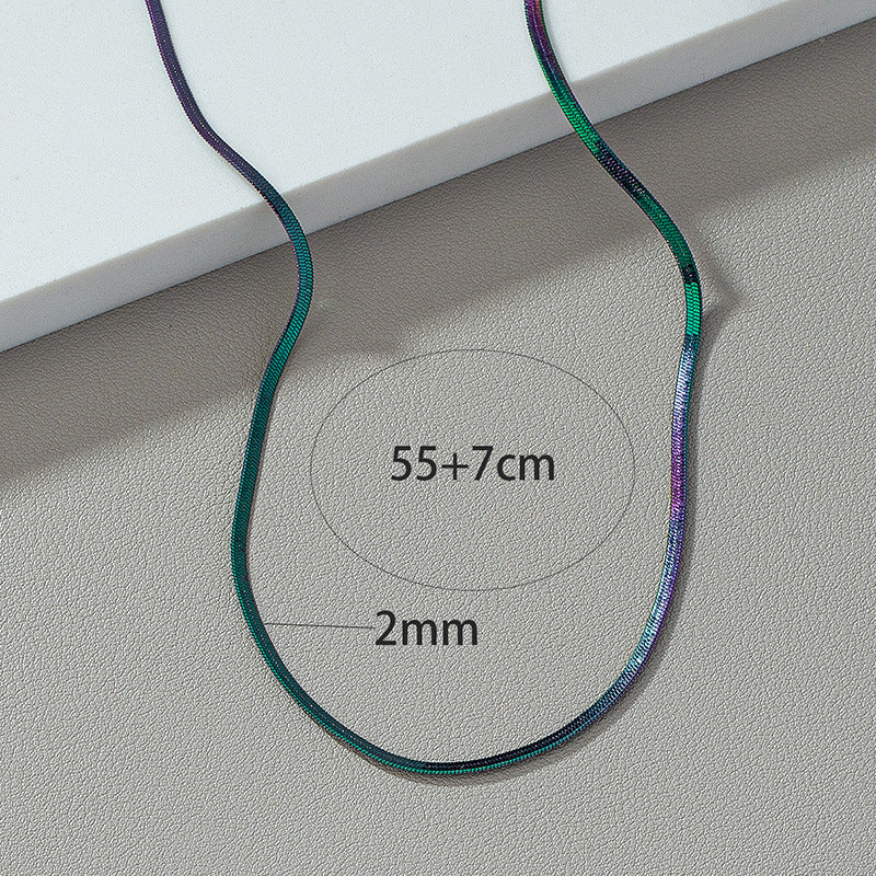 European Copper Blade Chain Men's Necklace - Vienna Verve Collection