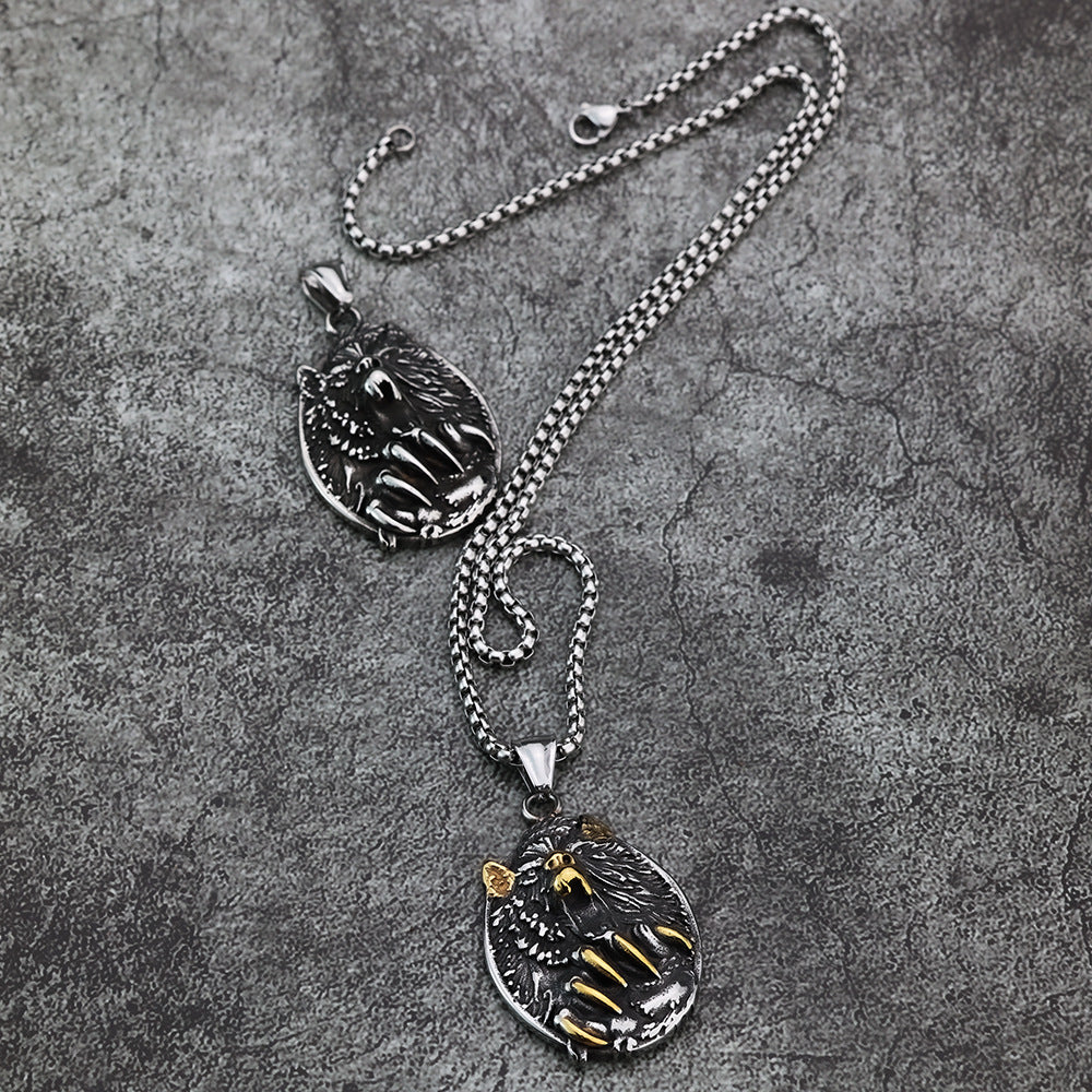 European and American Style Viking Pendant Necklace for Men