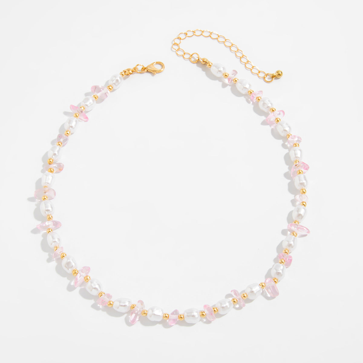 Coastal Beaded Pearl-Style Necklace