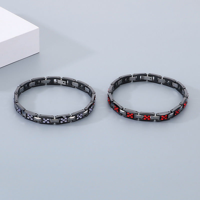 Planderful Dopamine Magnet Tungsten Bracelet Unisex