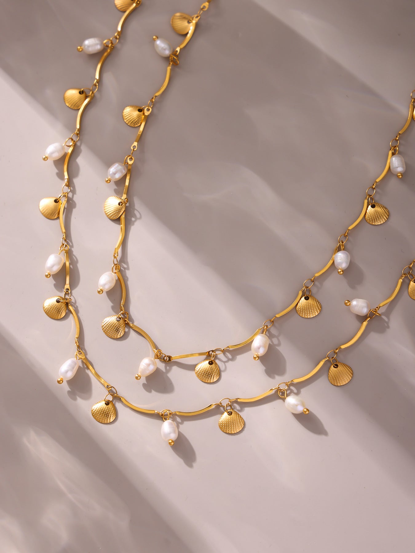 Planderful Freshwater Pearl Necklace For Women Elegant Shell