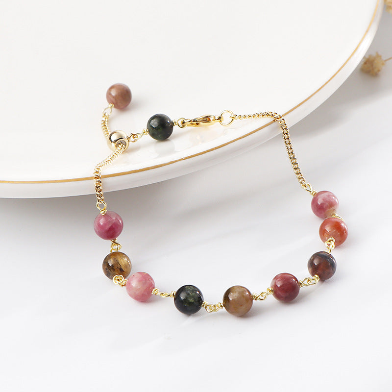 Lucky Crystal Tourmaline Bracelet for Girls - Planderful Collection