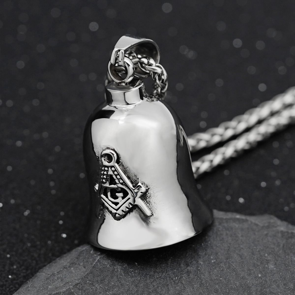 Vintage Stainless Steel Pendant Necklace
