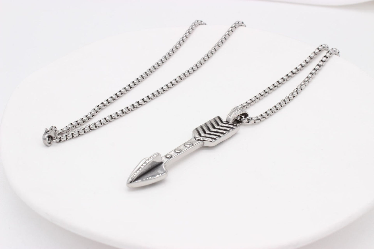 Cupid's Arrow Pendant Necklace For Unisex Hip Hop Style Protection Statement By Planderful Everyday Genie