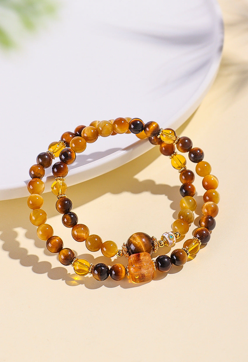 Planderful Fortune's Favor Bracelet – Stylish Crystal Beaded Design