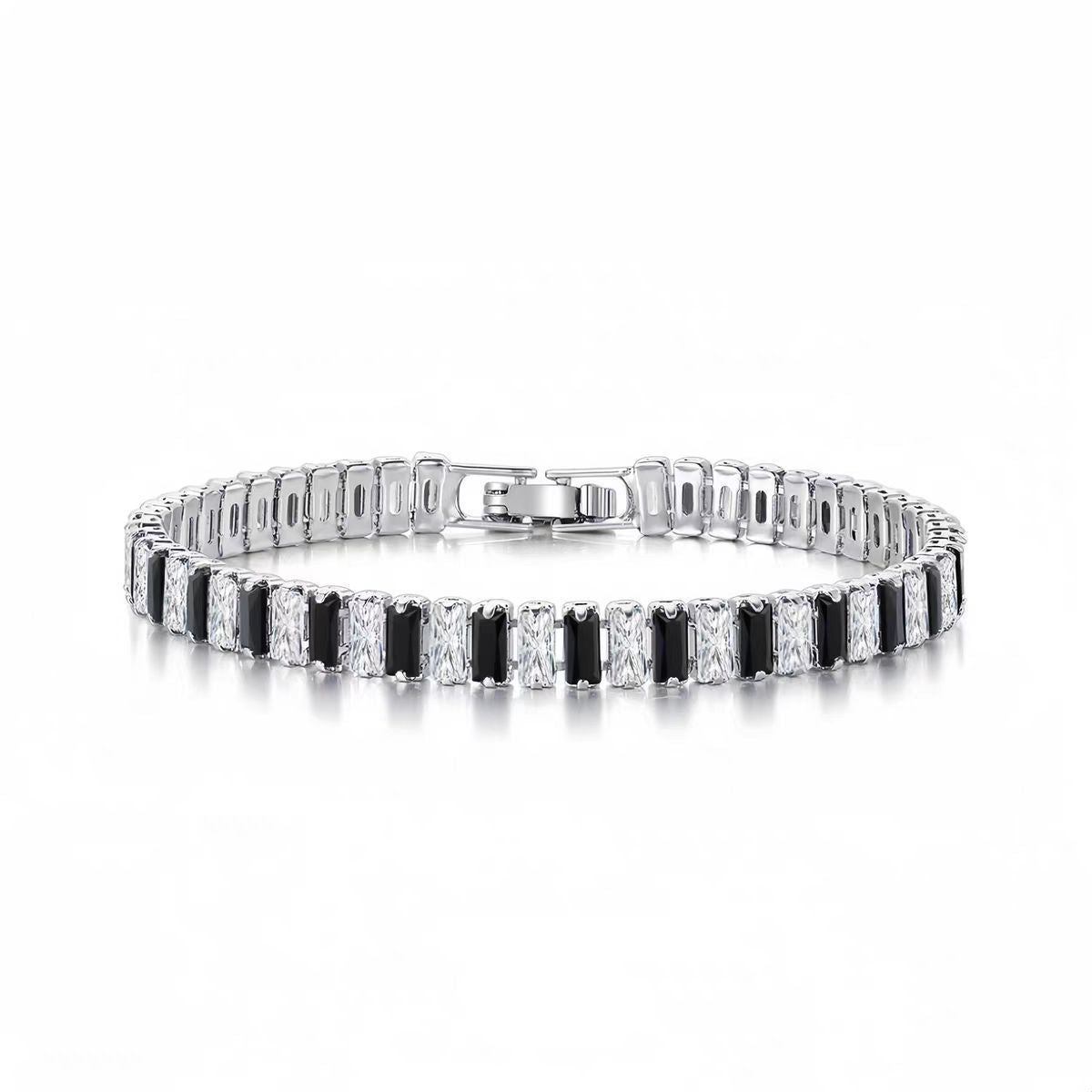 Planderful Jewelry Titanium Steel Zircon Bracelet For Men And Women Fashionable Nonfading Jewelry