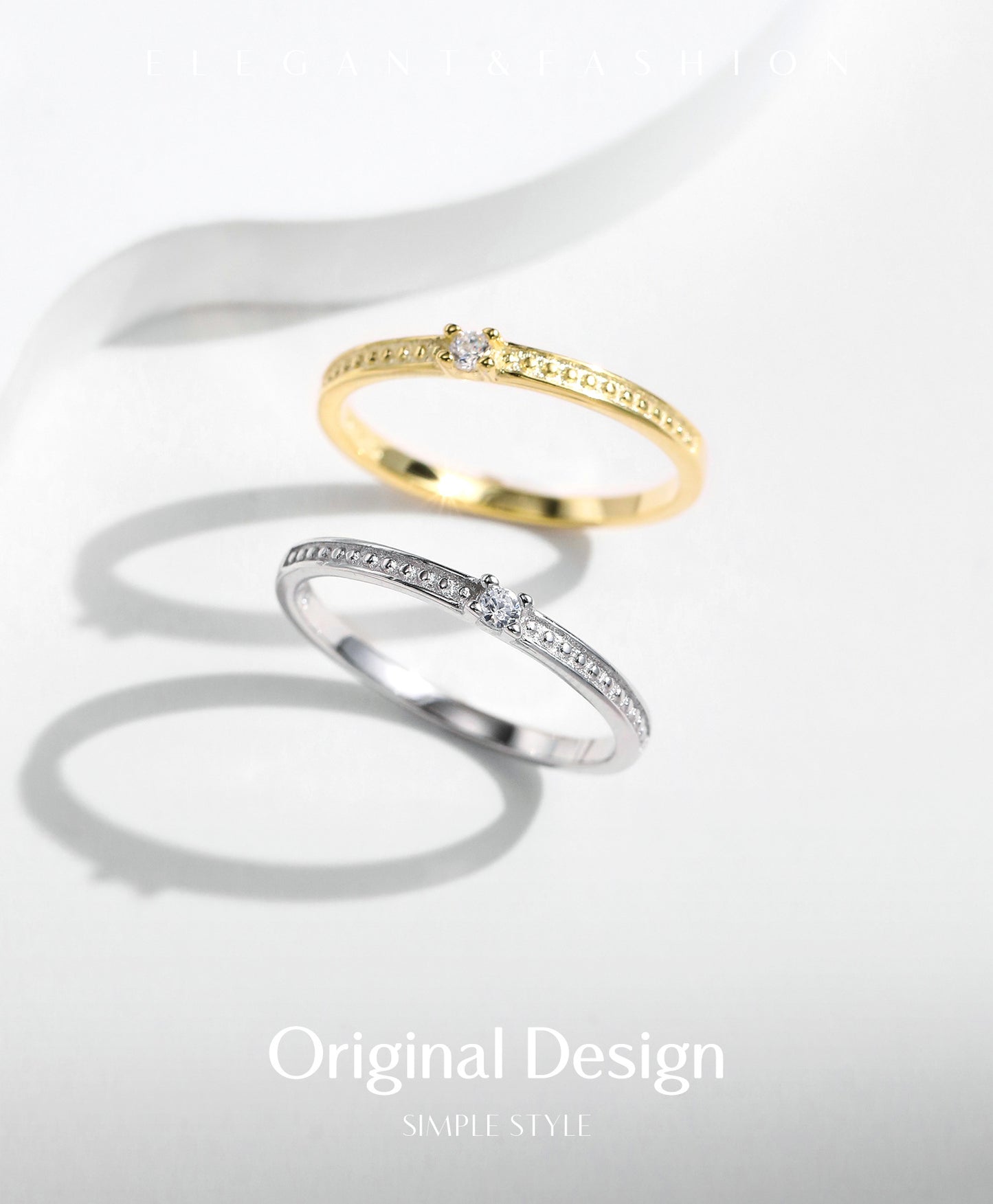 Planderful Everyday Genie Ring – Exquisite Sterling Silver with Zircon