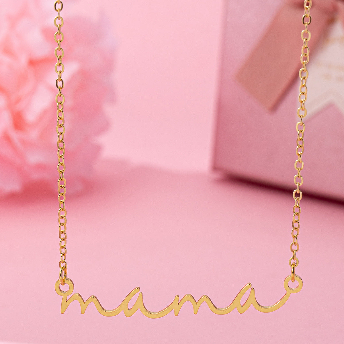Planderful Vienna Verve Necklace – Stylish Metal Cut Letter Design