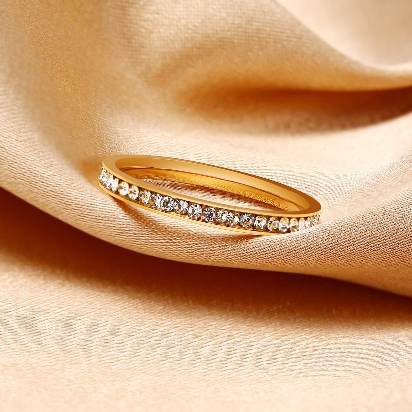 Japanese And Korean Personality Simple Style Women's Ring