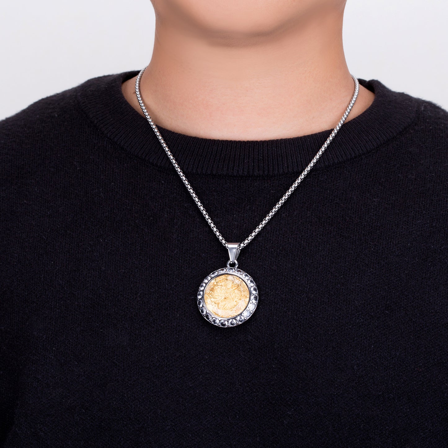 Zircon Necklace - Statement Buddha Zodiac Pendant For Patron Saints And Zodiac Charm By Planderful